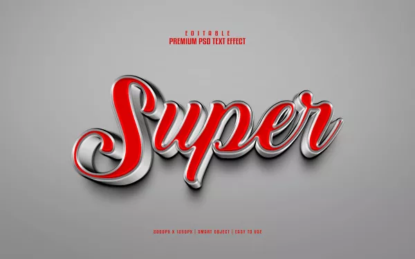 Free Download Super Editable Premium Psd Text Effect - GFXLoad