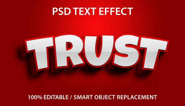 Free Download Trust Text Effect - GFXLoad