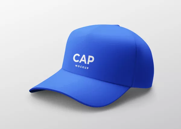 Cap Logo Mockup White Background