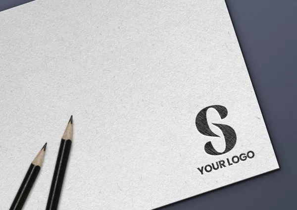 Logo Mockup Drawn Pencil