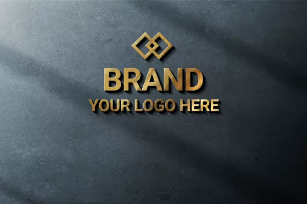 Wall Logo Mockup