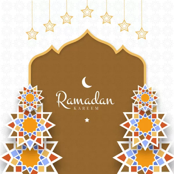 Flat Ramadan Kareem Illustration