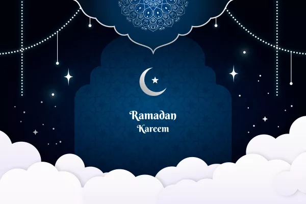 Gradient Ramadan Background