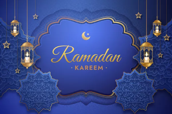 Realistic Ramadan Background