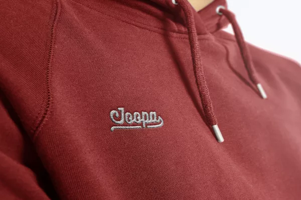 Logo Mockup Hoodie Embroidered