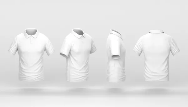 Polo Shirt Ghost Model Arrangement