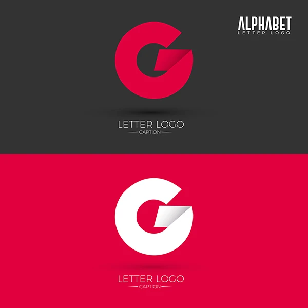 Origami Style G Letter Logo