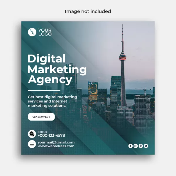 Digital Marketing Business Banner Corporate Social Media Banner Instagram Post