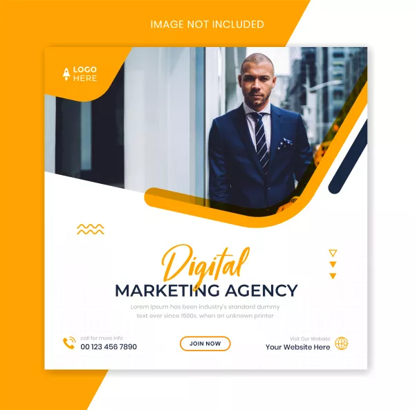 Free Download Business Social Media Post Design Creative Square Template Vector - GFXLoad