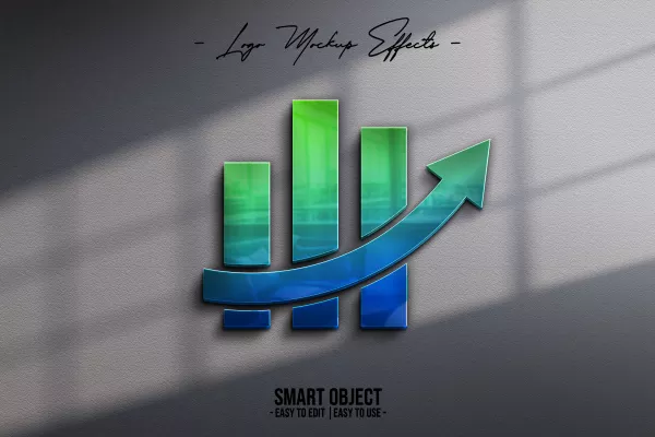 Free Download Logo Mockup With 3D Logo - GFXLoad