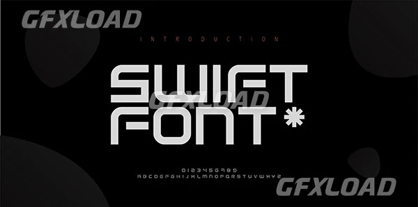 Abstract Modern Alphabet Fonts Typography Electronic Space Digital Game Music Future Creative Font Design Co