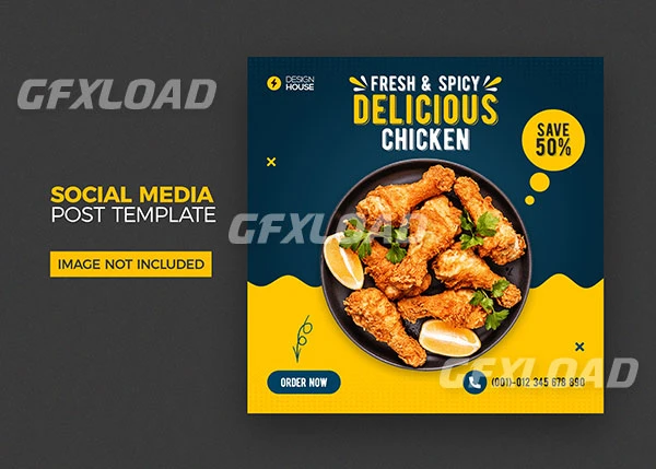 Food Social Media Post Template