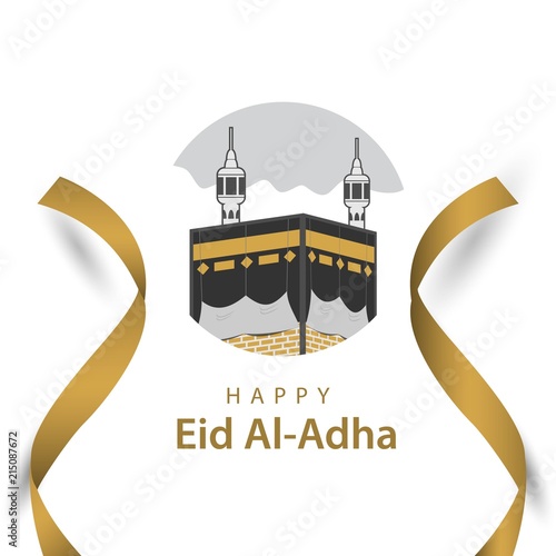Free Download Happy Eid Al Adha Vector Template Design Illustration - GFXLoad