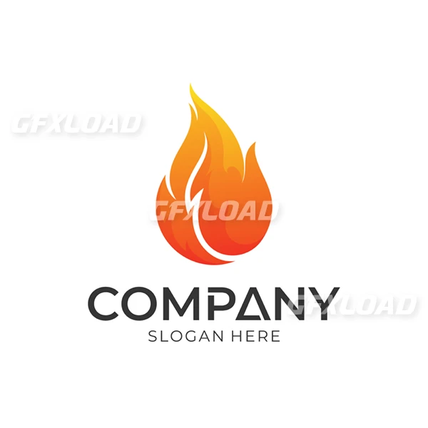 Fire Flame Logo Design