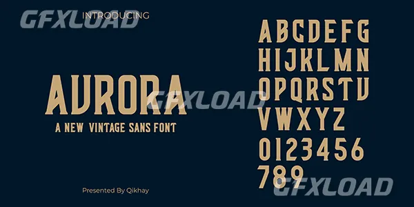 Aurora Vintage Font