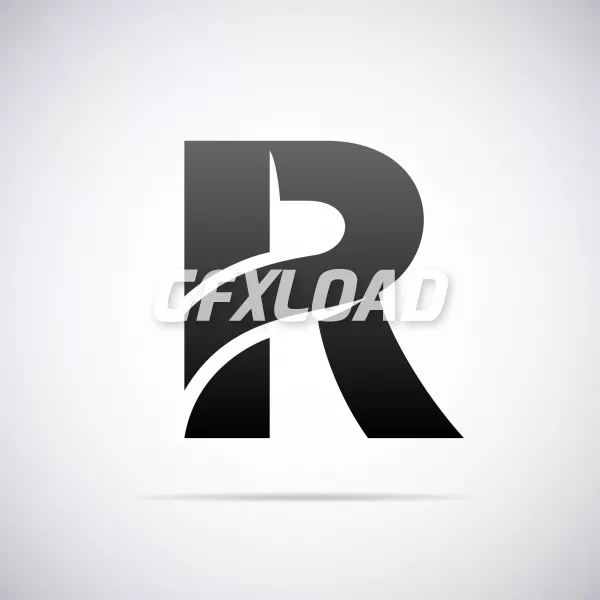 Logo for letter R design template vector illustration