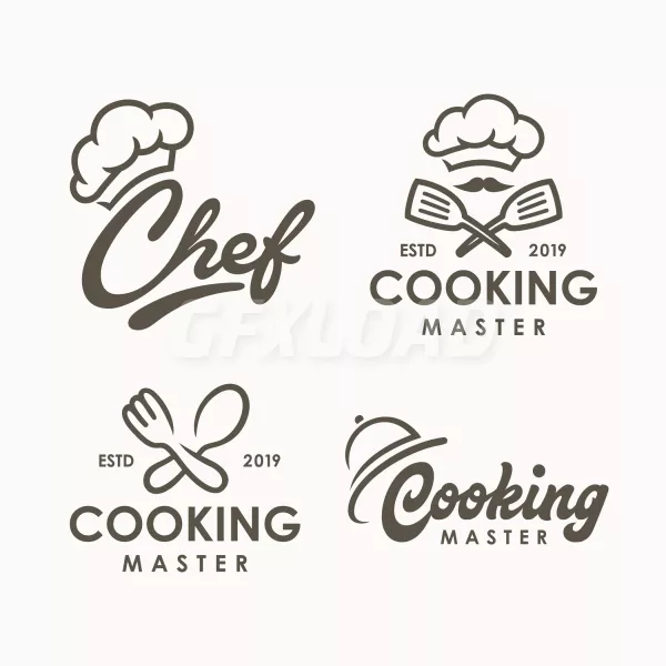 Modele Logo Cuisine Chef