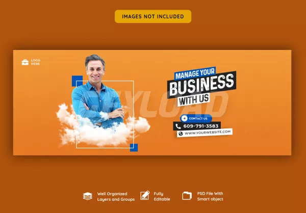 Business Promotion Corporate Facebook Cover Template