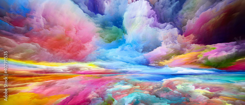 Evolving land and sky