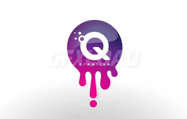 Q Letter Splash Logo