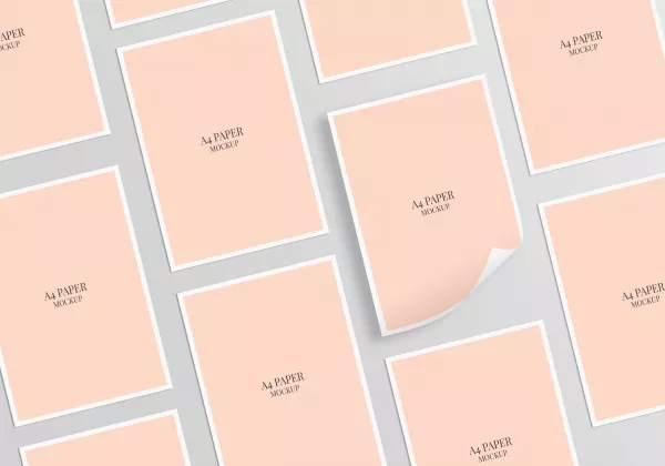 Free Download A4 Flyer Mockup - GFXLoad