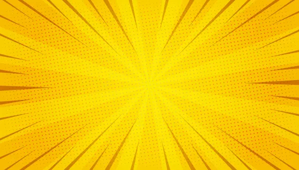 Abstract Yellow Comic Zoom