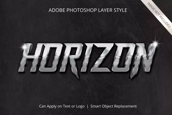 Adobe Photoshop Layer Style Text Effect