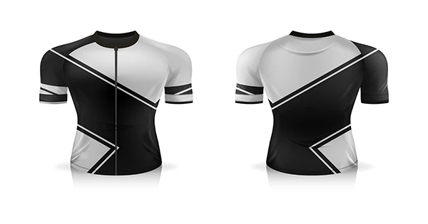 Specification Cycling Jersey Template Mock Up Sport T Shirt Round Neck Uniform Bicycle Apparel