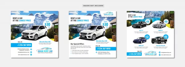 Car Rental Instagram Template