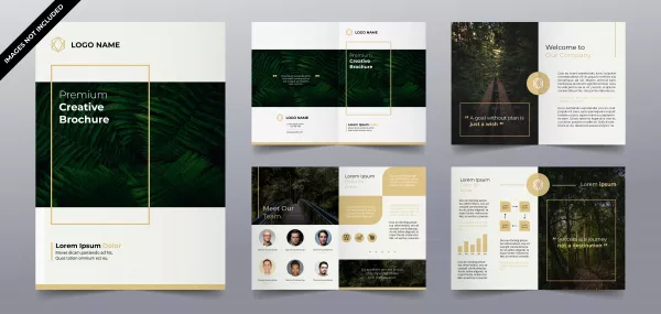 Modern Simple Nature Brochure Templates