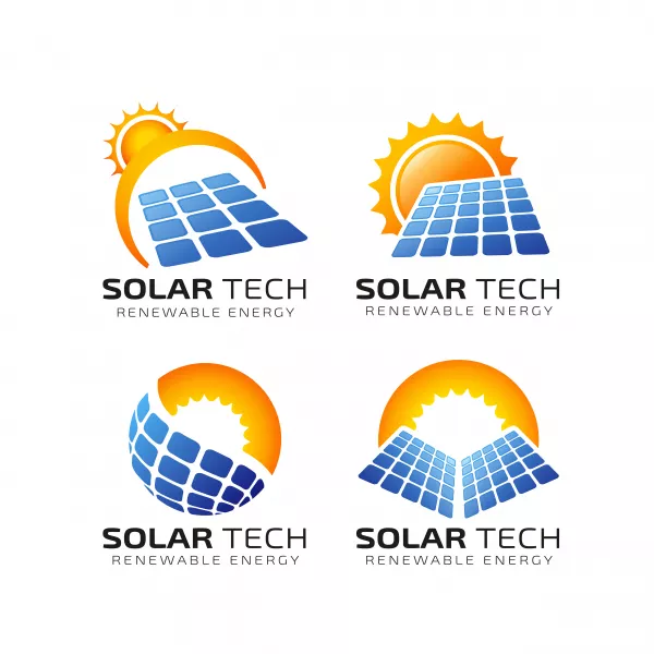 Sun Solar Energy Logo Design Template