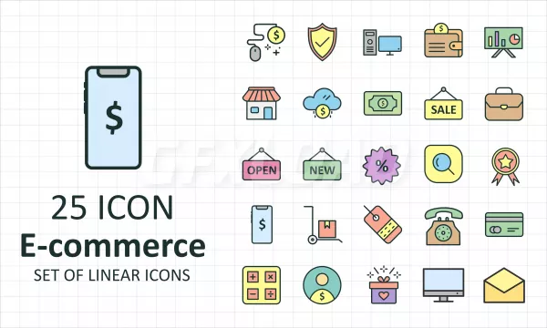 E Commerce Icon Set