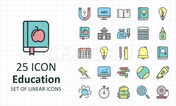 Education Icon Set