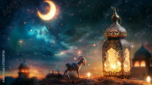 A curious goat eid ul adha mubarak