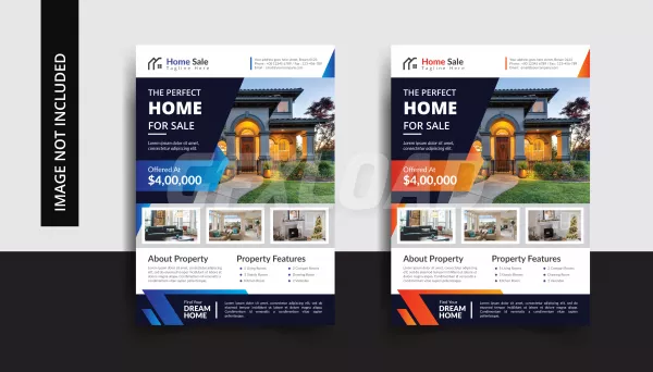 Home Sale Real Estate Flyer Template