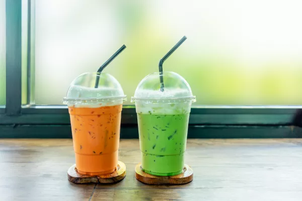 Free Download Iced Green Tea Thai Iced Tea Wood Table - GFXLoad