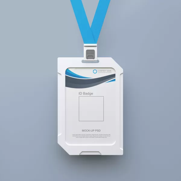 Id Badge Mockup