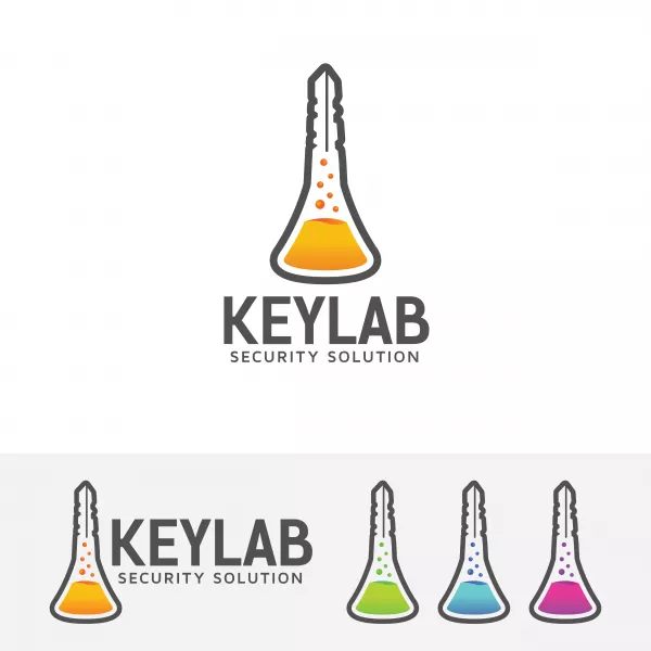 Key Lab Logo Template