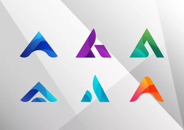 Free Download Modern Abstract Gradient Logo Set - GFXLoad