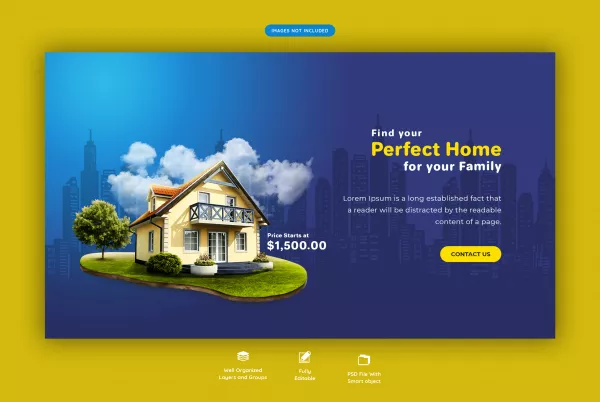 Perfect Home Sale Web Banner Template