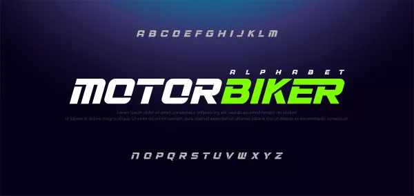 Sport Modern Italic Alphabet Typography Urban Font