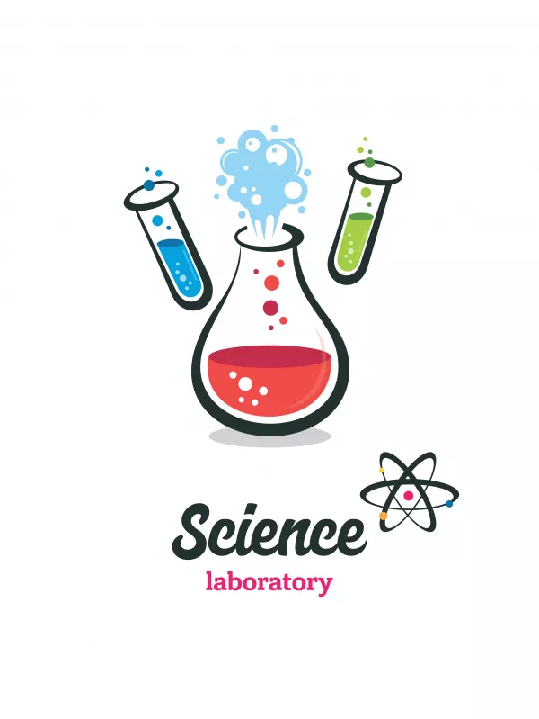 Vector Laboratory Chemical Medical Test Logo