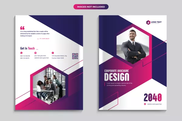 Corporate Business Brochure Cover Design Template