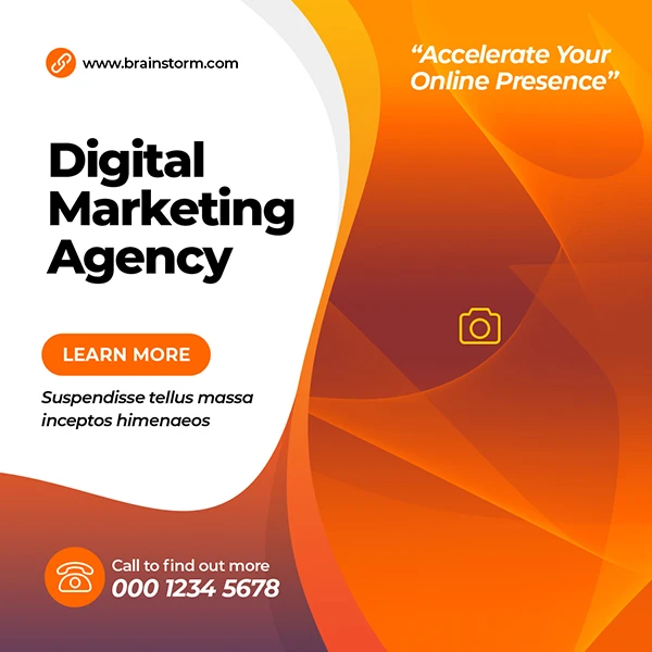 Digital Business Marketing Social Media Post Web Banner