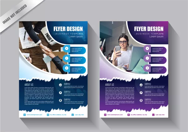 Business Flyer Template Annual Report Corporate