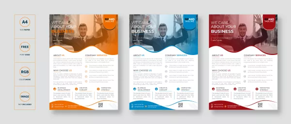 Corporate Business Multipurpose Flyer Design Brochure Template