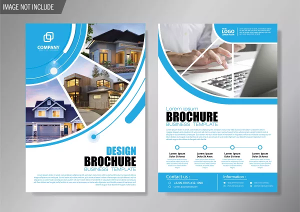 Design Cover Flyer Brochure Business Template Annual Report