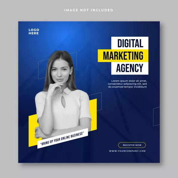Digital Marketing Agency Business Instagram Post Templates