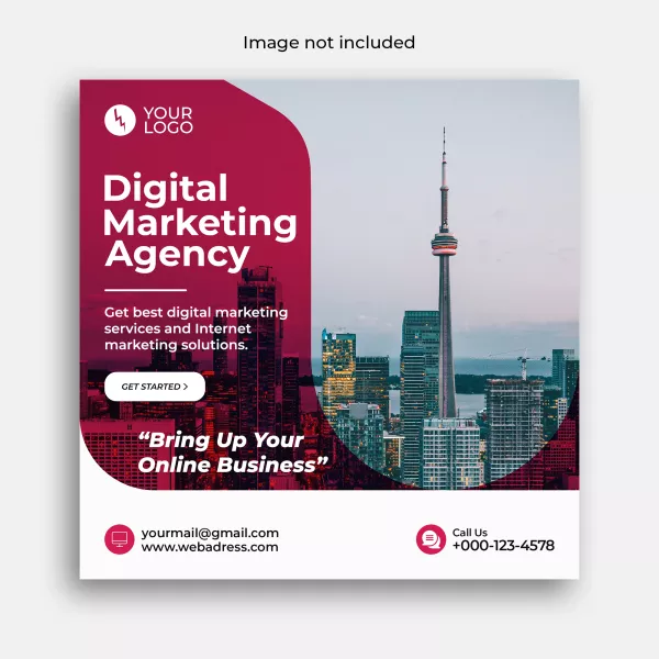 Digital Marketing Business Banner Corporate Social Media Banner Instagram Post