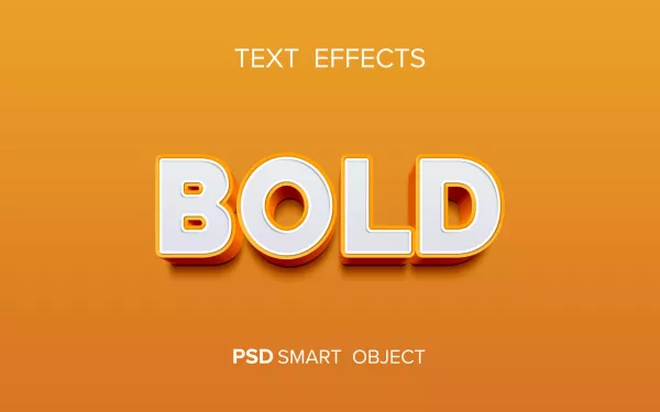 Creative Bold Text Effect